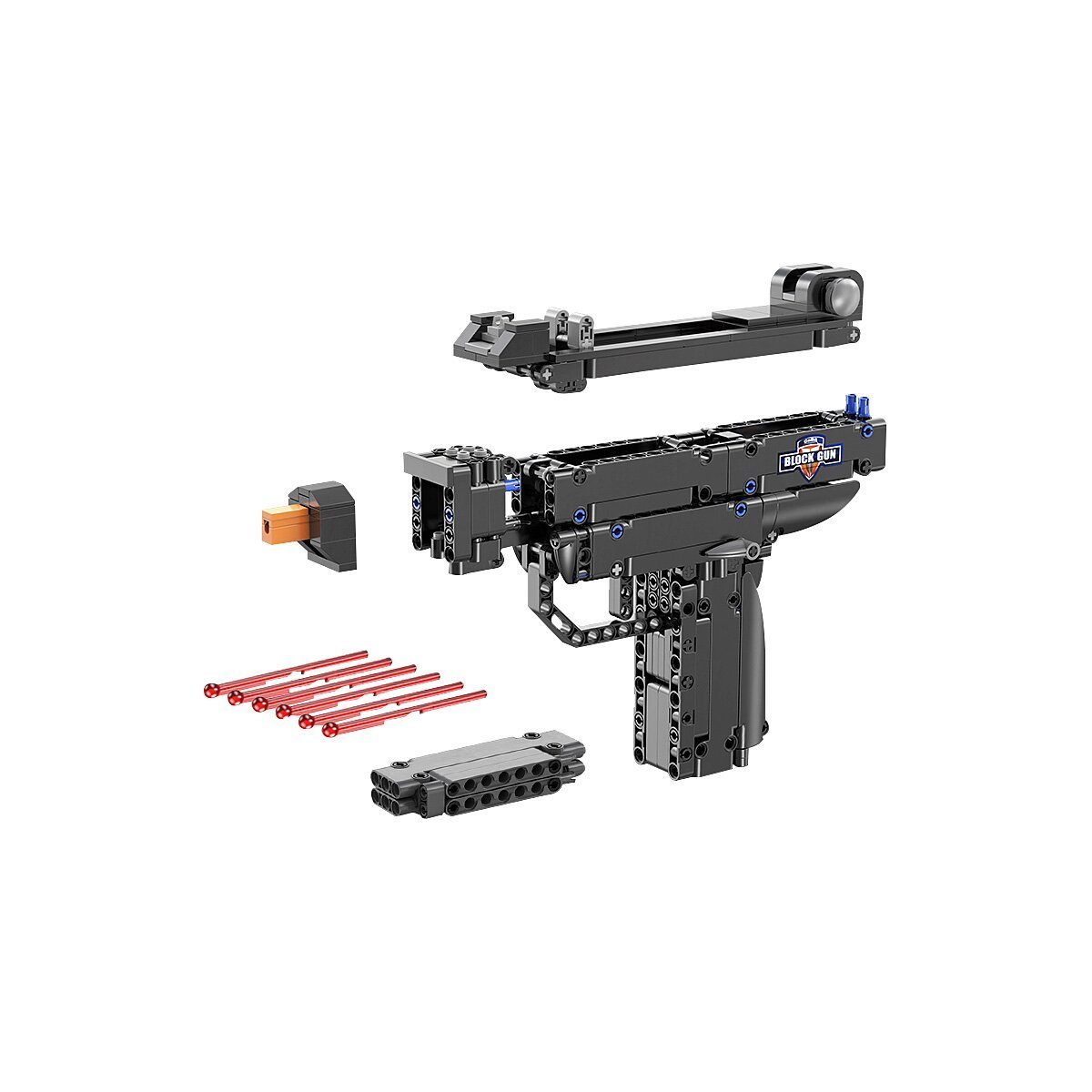 JAMARA CaDA Maschinenpistole Micro Uzi 1:2 Bricks ab 8 Jahren JAMARA CaDA Maschinenpistole Micro Uzi 1:2 Bricks ab 8 Jahren