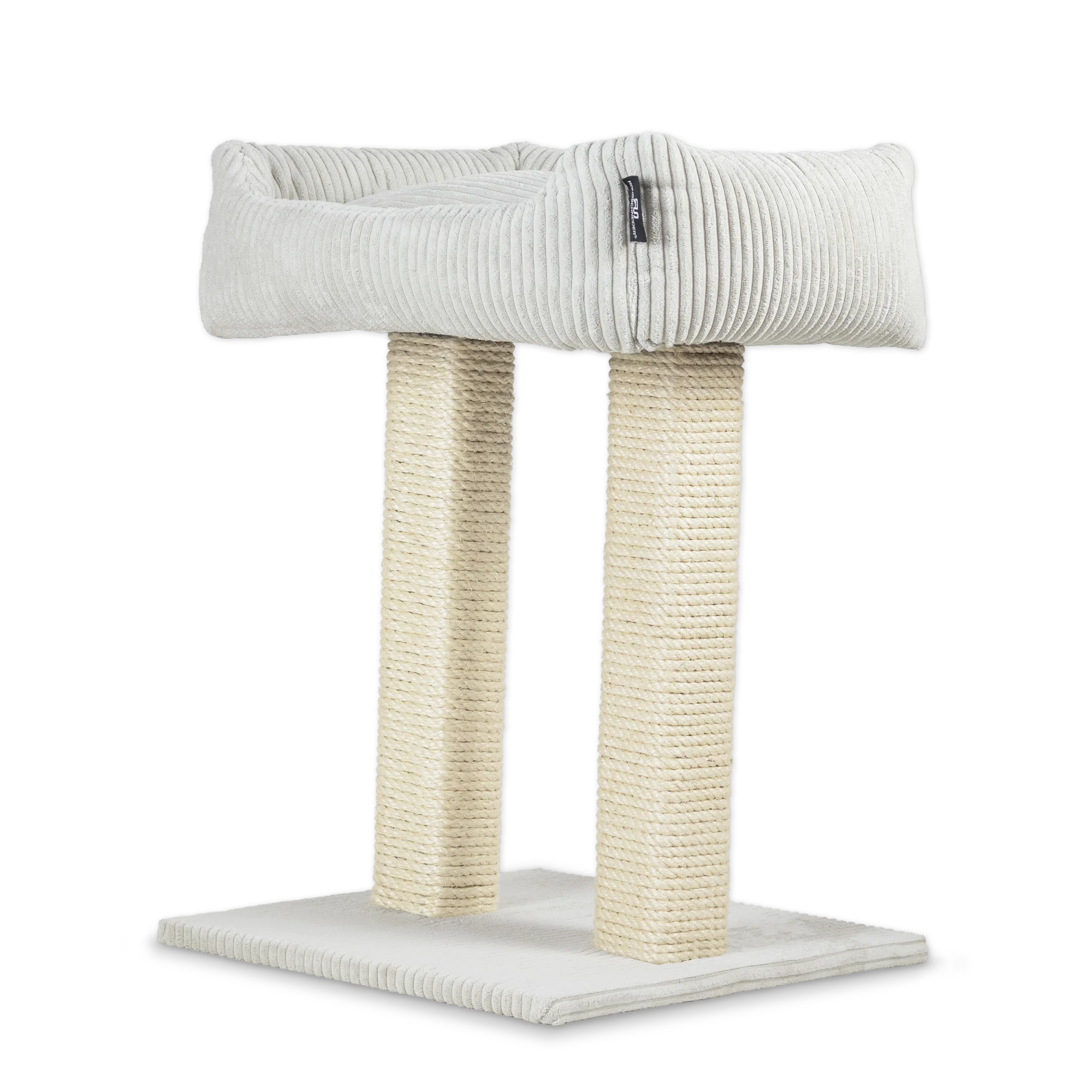 Rohrschneider RS 22377 Katzenbaum Kuschelsofa 2xStamm – Kratz- und Liegeelement