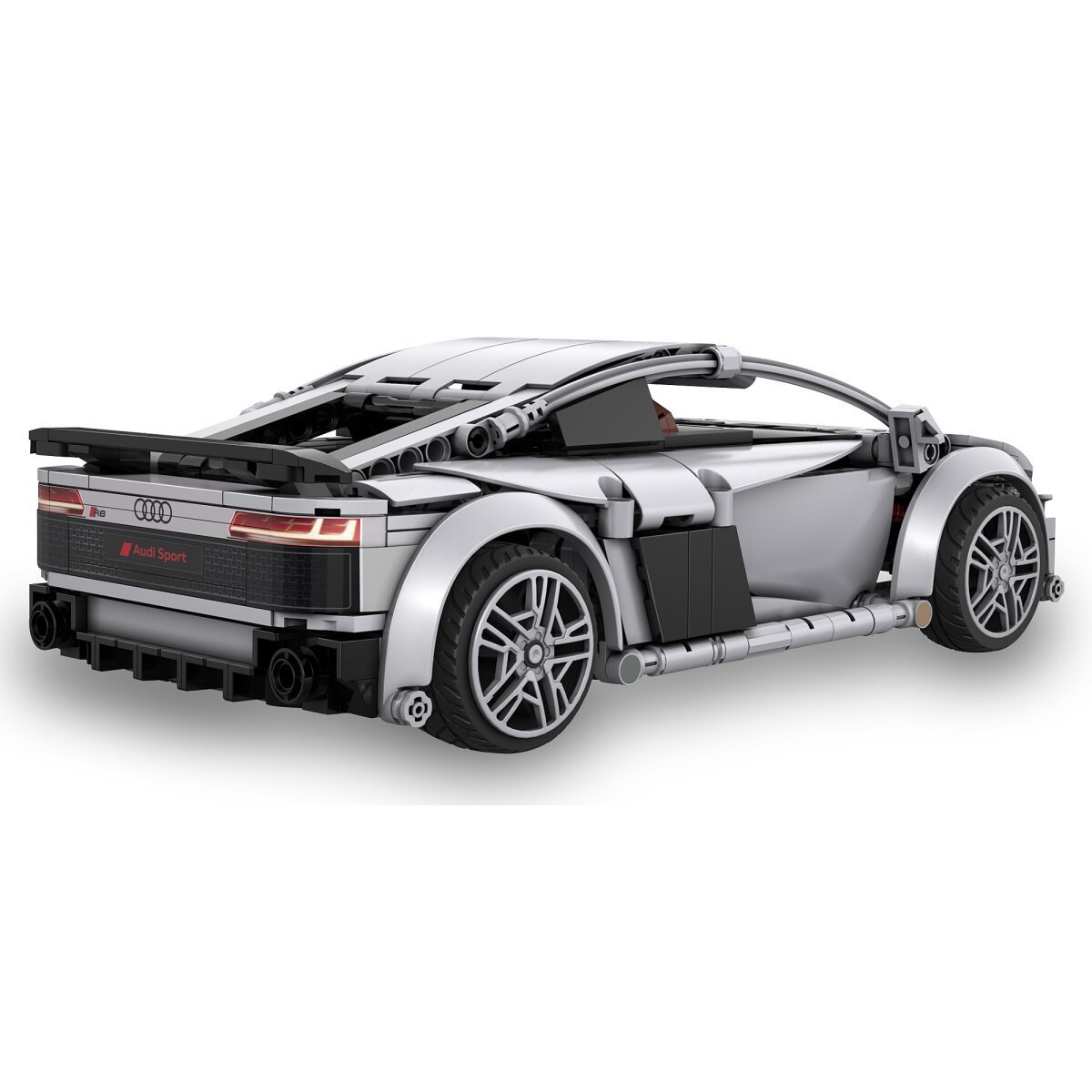JAMARA CaDA Audi R8 Coupé 1:14 grau 2,4GHz Bricks ab 6 Jahren