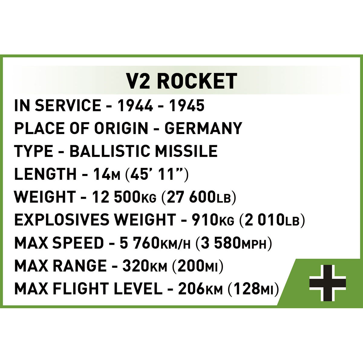 COBI 3120 - V2 ROCKET ON Meiller Vehicle EXECU - Bild 16 COBI 3120 - V2 ROCKET ON Meiller Vehicle EXECU - Bild 16