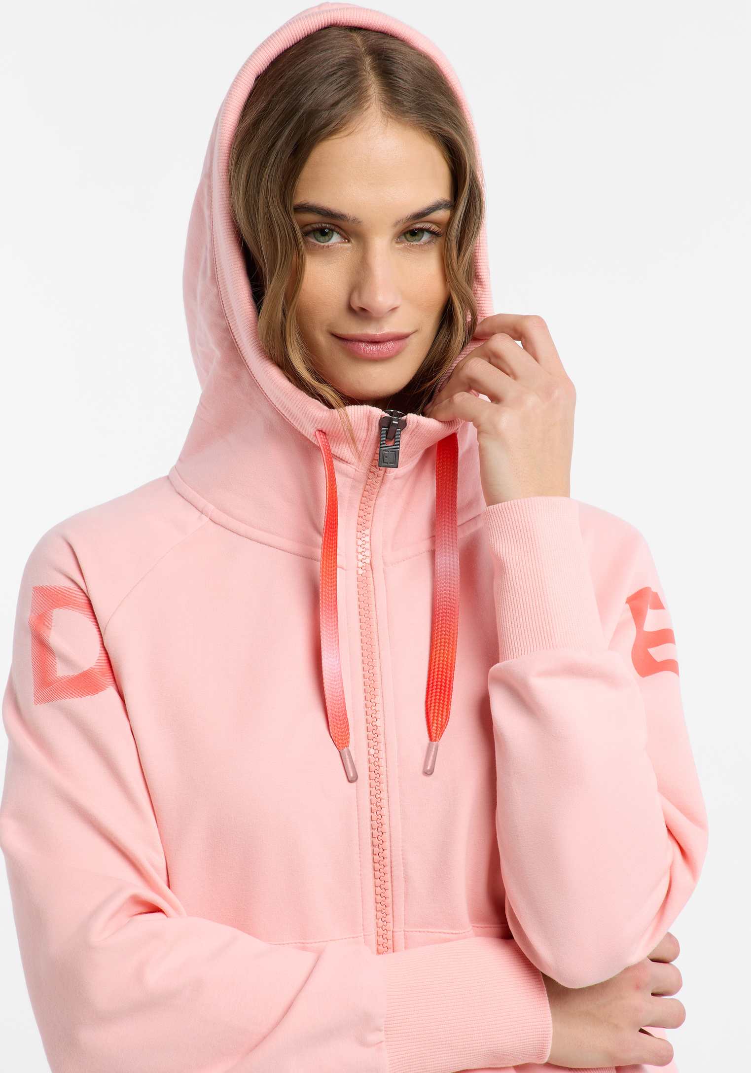 Elbsand Kala Sweatjacke in Pink, Produktfoto 7.