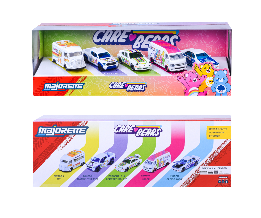Majorette Care Bears 5 Pieces Giftpack