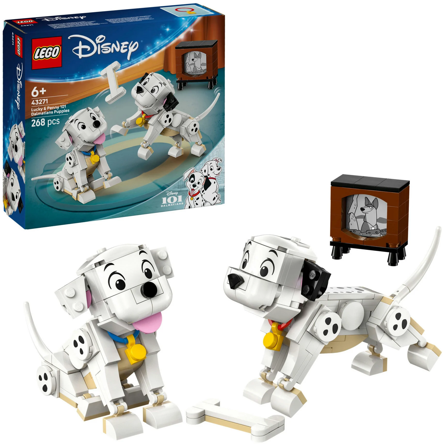 LEGO, Disney, Classic, 43271, Die, Welpen, Lucky, und, Penny, aus, 101, Dalmatiner LEGO Disney Classic 43271 Die Welpen Lucky und Penny aus 101 Dalmatiner