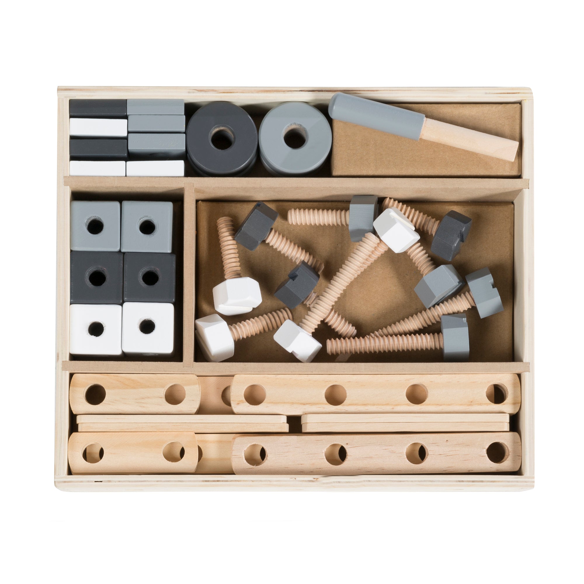 Roba 97213 Holzbaukasten natur lackiert – Rollenspiel - Bild 1 Roba 97213 Holzbaukasten natur lackiert – Rollenspiel - natur lackiert - Rollenspiel - Produktbild 1