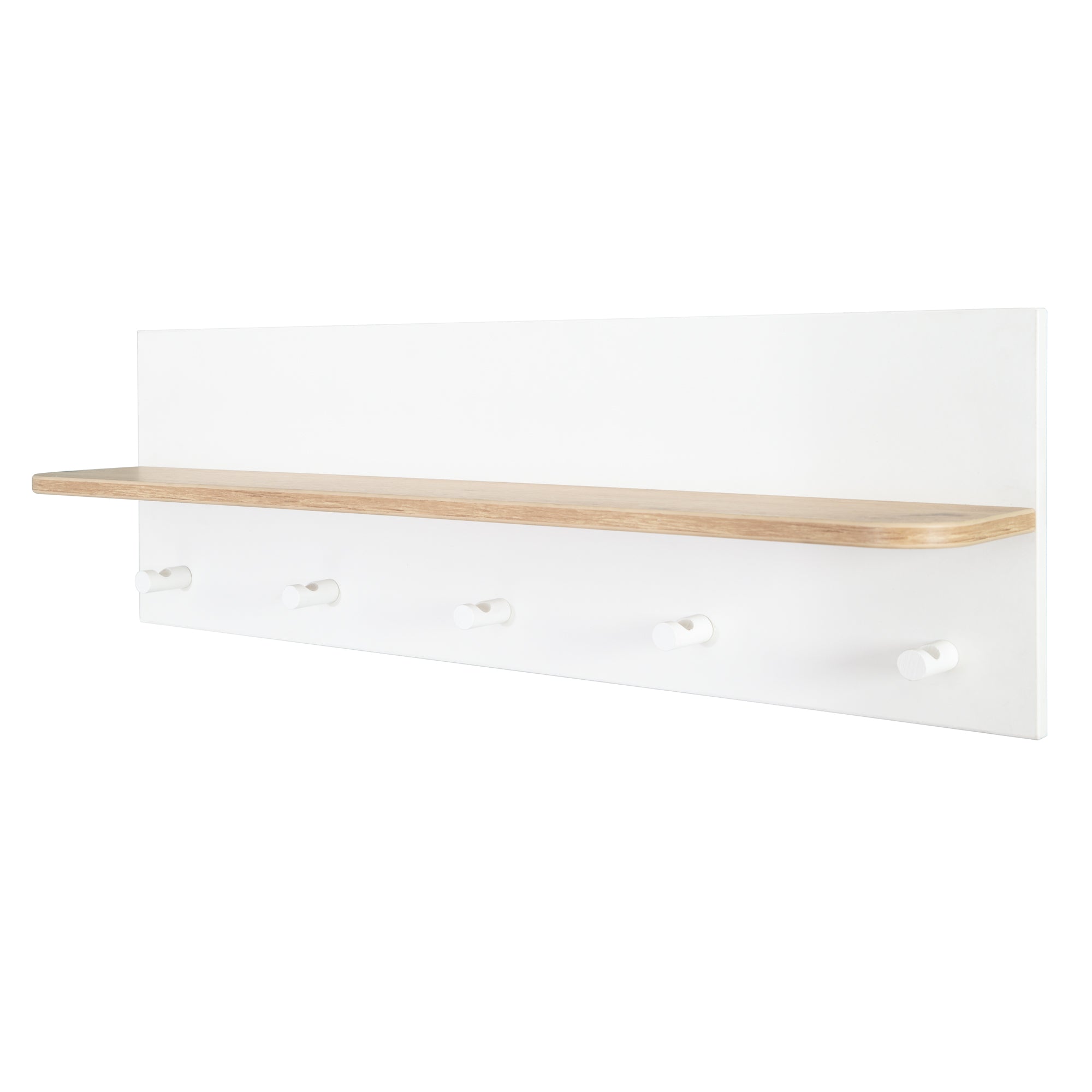 Roba 1513830 Wandgarderobe Ava weiß – Wandregal - weiß - Wandregal - Produktbild 1