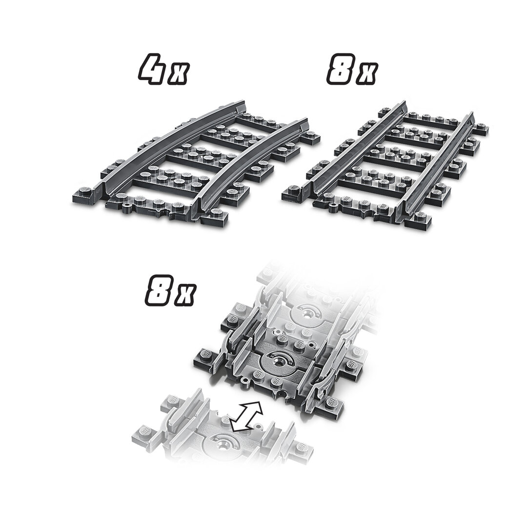 LEGO® City Schienen 60205 Eisenbahn, Transport, Spielzeug