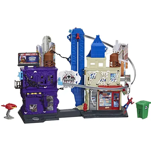 MARVEL Spiderman 10 Cm Venomversus Web City Showdown