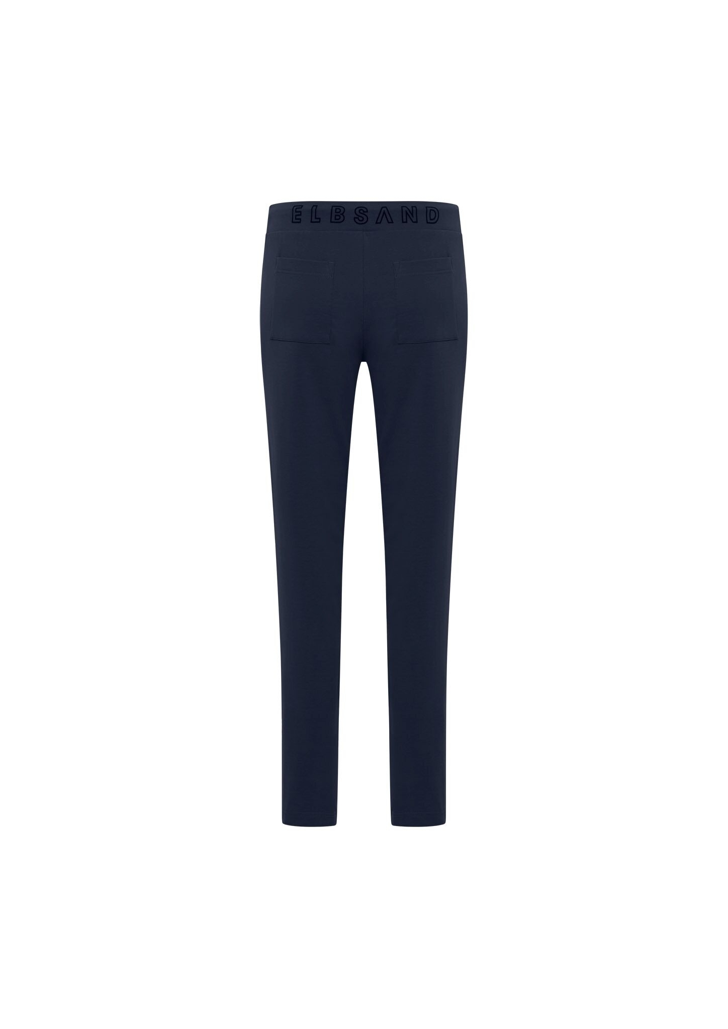 Elbsand Briane Sweathose in dunkelblau, Regular Fit, 95% Baumwolle und 5% Elasthan.