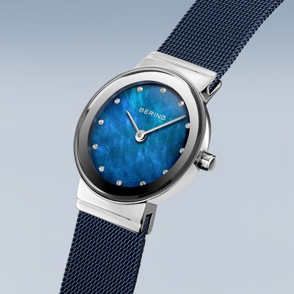 Bering 10126-307 Damenuhr, Milanaise, Blau/Silber Bering 10126-307 Damenuhr, Milanaise, Blau/Silber