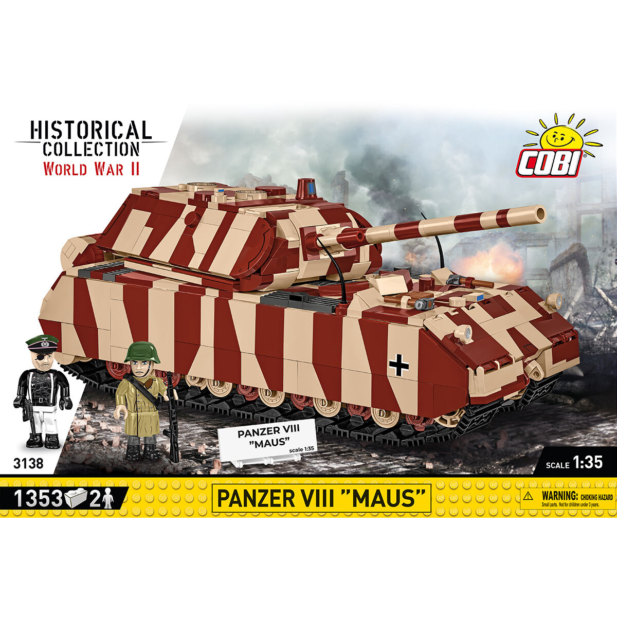 COBI 3138 - PANZER VIII MAUS Maßstabb 1:35) - Bild 3 COBI 3138 - PANZER VIII MAUS Maßstabb 1:35) - Bild 3