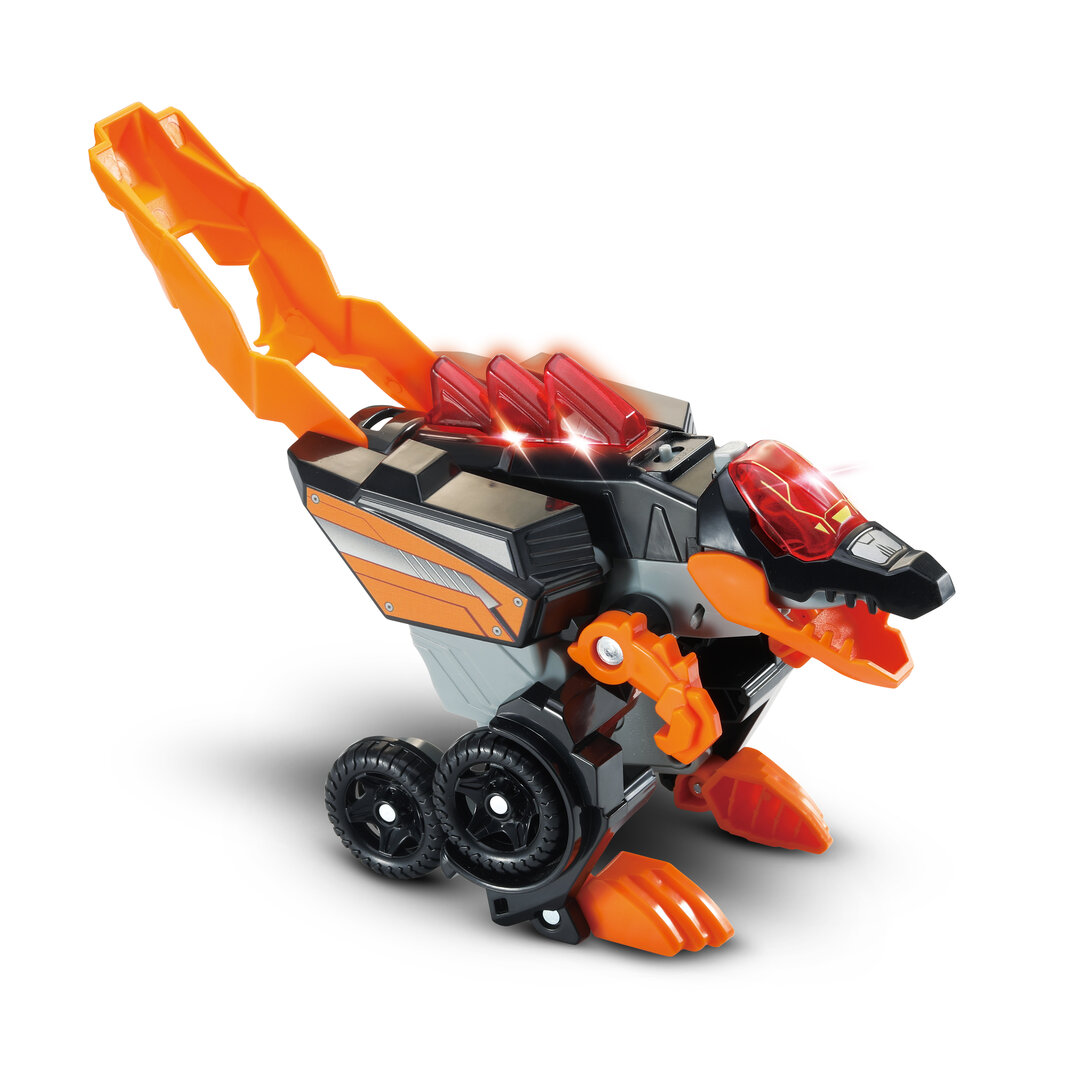VTech Switch & Go Dinos 2-in-1 Spinosaurus & Pterodaktylus, ab 3 Jahren VTech Switch & Go Dinos 2-in-1 Spinosaurus & Pterodaktylus Kunststoff-Spielzeug ca. 35cm, Dino- und Fahrzeugmodus mit LED-Soundeffekten, Feuer-Launcher, Lautstärkeregler, kindersicher ab 3 J., Spielzeug, Maschine, Rad, Roboter