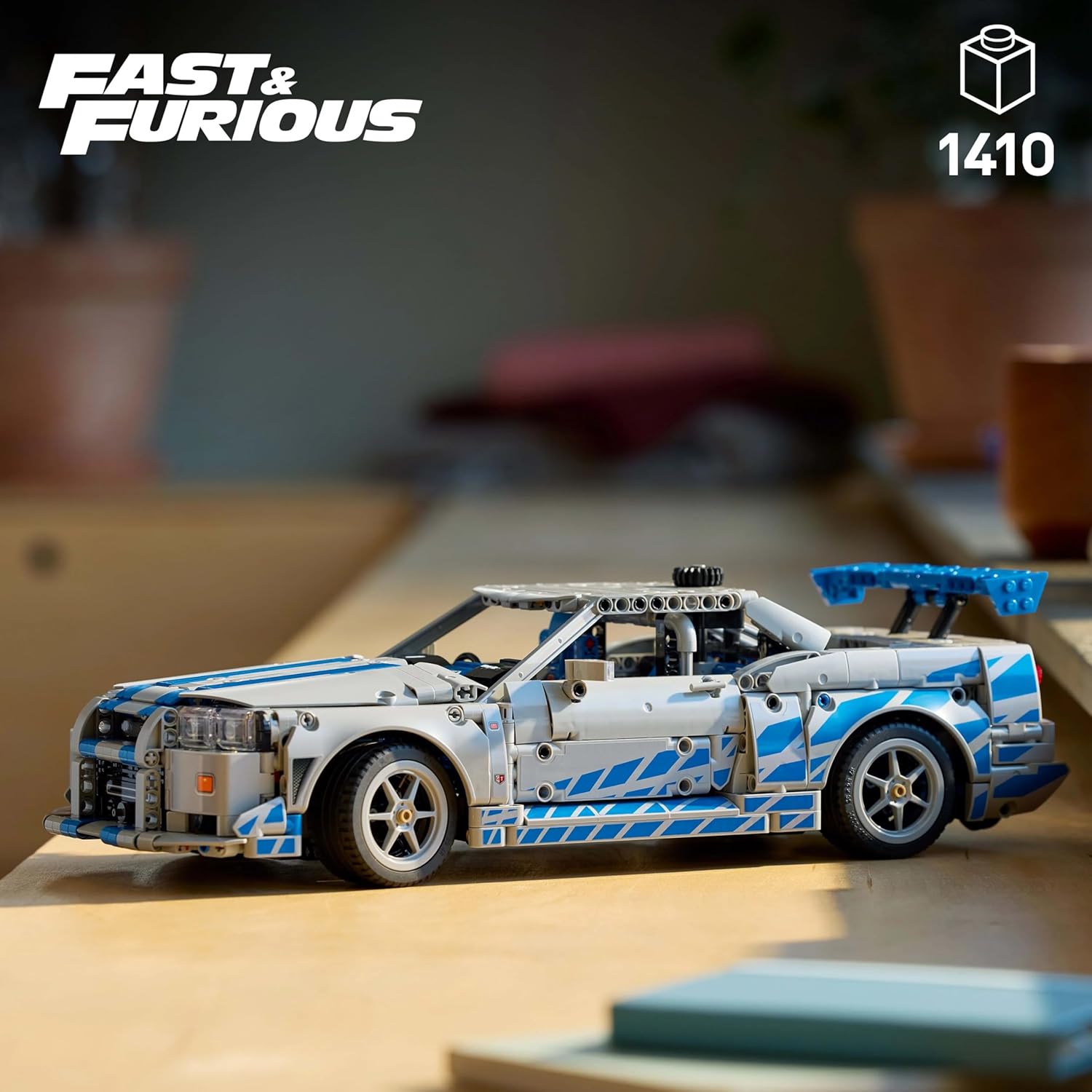 LEGO® Technic 42210 2 Fast 2 Furious Nissan Skyline GT-R Flitzer – Modell 42210 Maschine, Sprach