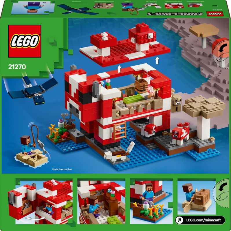 LEGO® Minecraft™ 21270 Das Pilzkuh-Haus LEGO® Minecraft™ 21270 Das Pilzkuh-Haus
