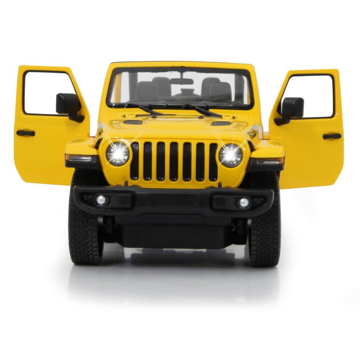 JAMARA Jeep Wrangler JL 1:14 gelb 2,4GHz Tür manuell ab 6 Jahren