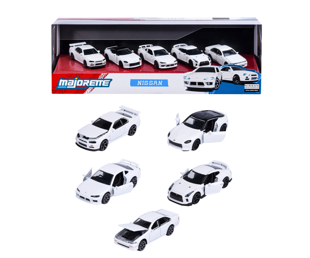 Majorette Nissan 5 Pieces Giftpack Majorette Nissan 5 Pieces Giftpack