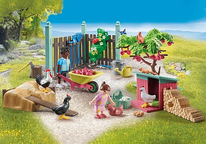 PLAYMOBIL 71510 Kleine Hühnerfarm Im Tiny House Garten PLAYMOBIL 71510 Kleine Hühnerfarm Im Tiny House Garten