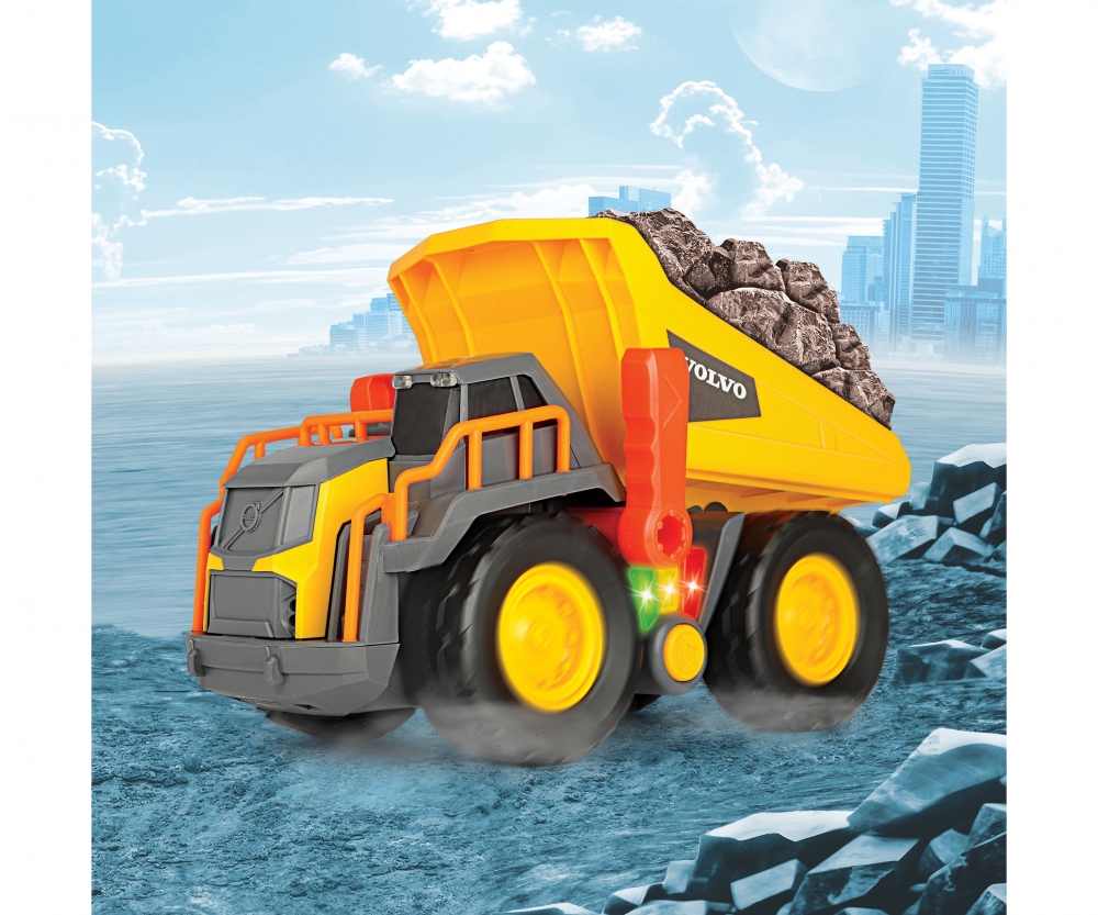 Dickie Toys Volvo Power Dump Truck
