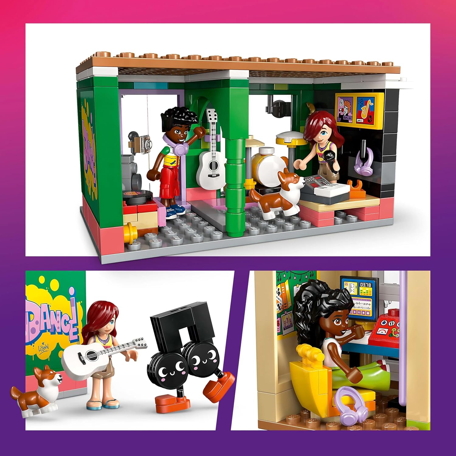 LEGO® Friends 42653 Musikladen Wohnung Person, Spielbereich