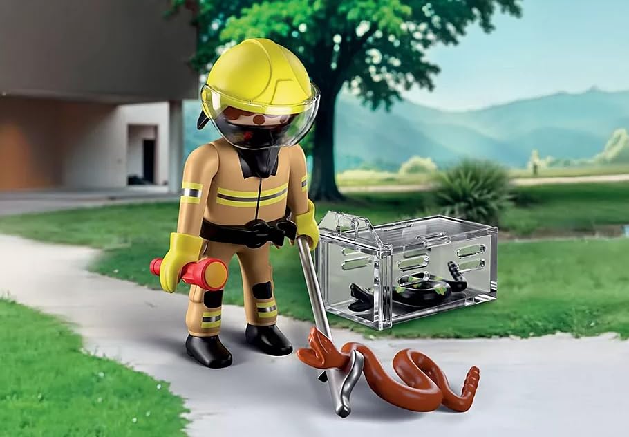 PLAYMOBIL 71882 Schlangenrettung Mutiger Feuerwehreinsatz mit Tierrettung PLAYMOBIL 71882 Schlangenrettung Mutiger Feuerwehreinsatz mit Tierrettung