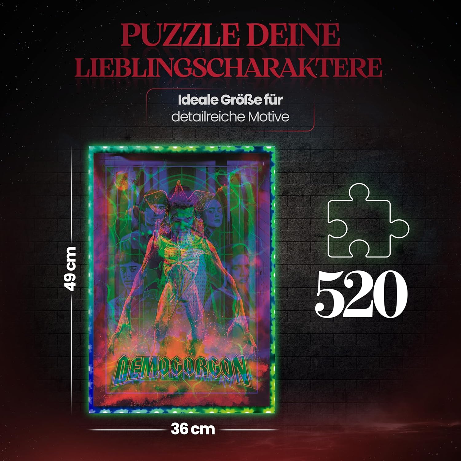 Stranger Things - Metamorpic Art Collection Demogorgon Werbung, Plakat, Person