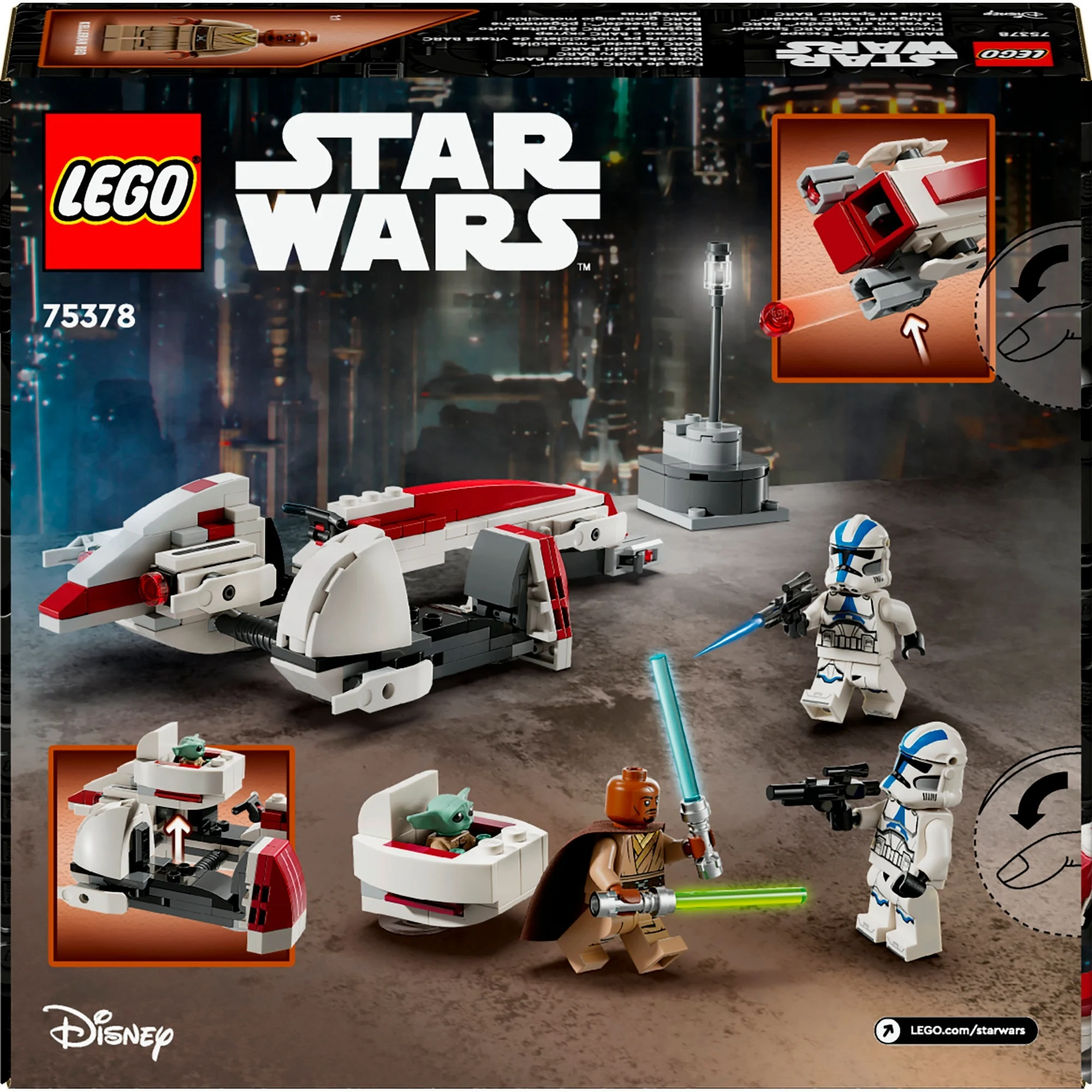 LEGO® Star Wars™ Flucht mit dem BARC Speeder 75378
