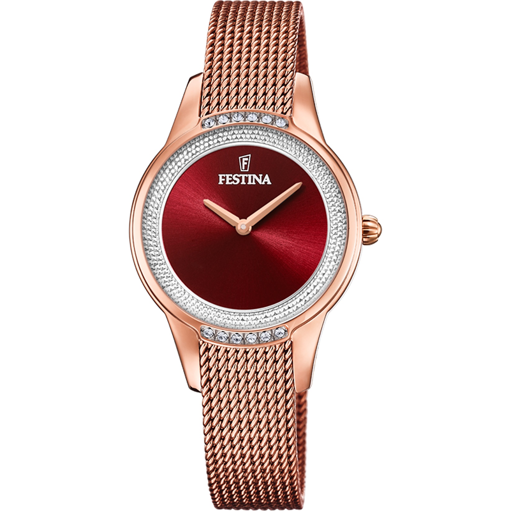 FESTINA DAMEN UHR MADEMOISELLE F20496/1 EDELSTAHL ARMBAND