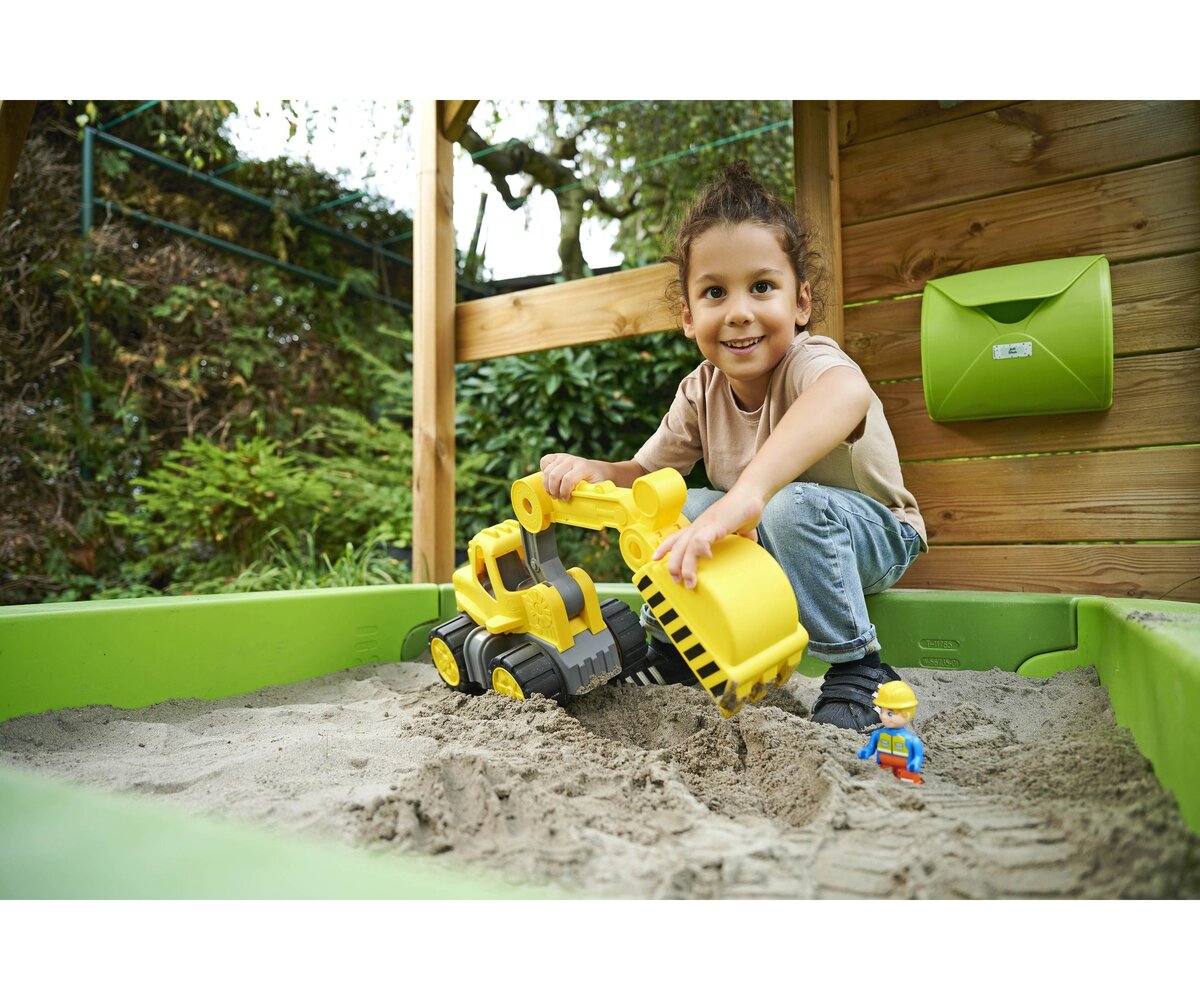 BIG Power Worker Midi Bagger (800054835) Draußen, Innenarchitektur, Spielbereich, Person, Strand