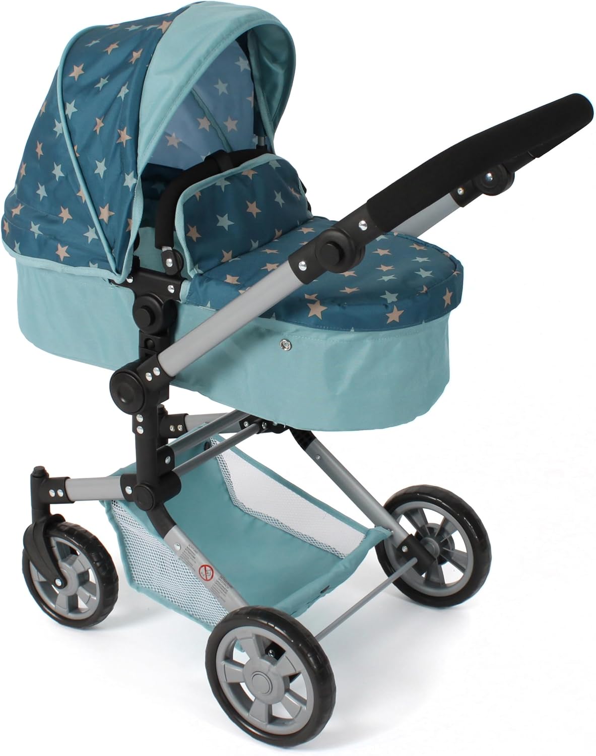 Kombi-Puppenwagen ''LINUS'' E-Scooter, Fahrzeug, Kinderwagen, Maschine, Rad
