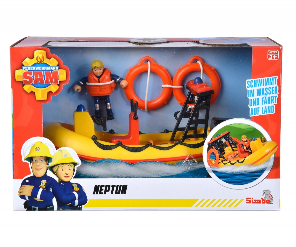 Fireman Sam Neptune, Boot mit Figur 109252571