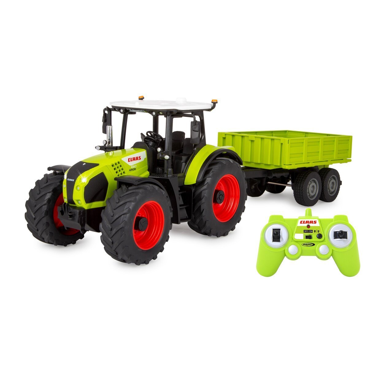 JAMARA Claas Arion 660 mit Kippanhänger 1:24 2,4GHz ab 6 Jahren JAMARA Claas Arion 660 mit Kippanhänger 1:24 2,4GHz ab 6 Jahren
