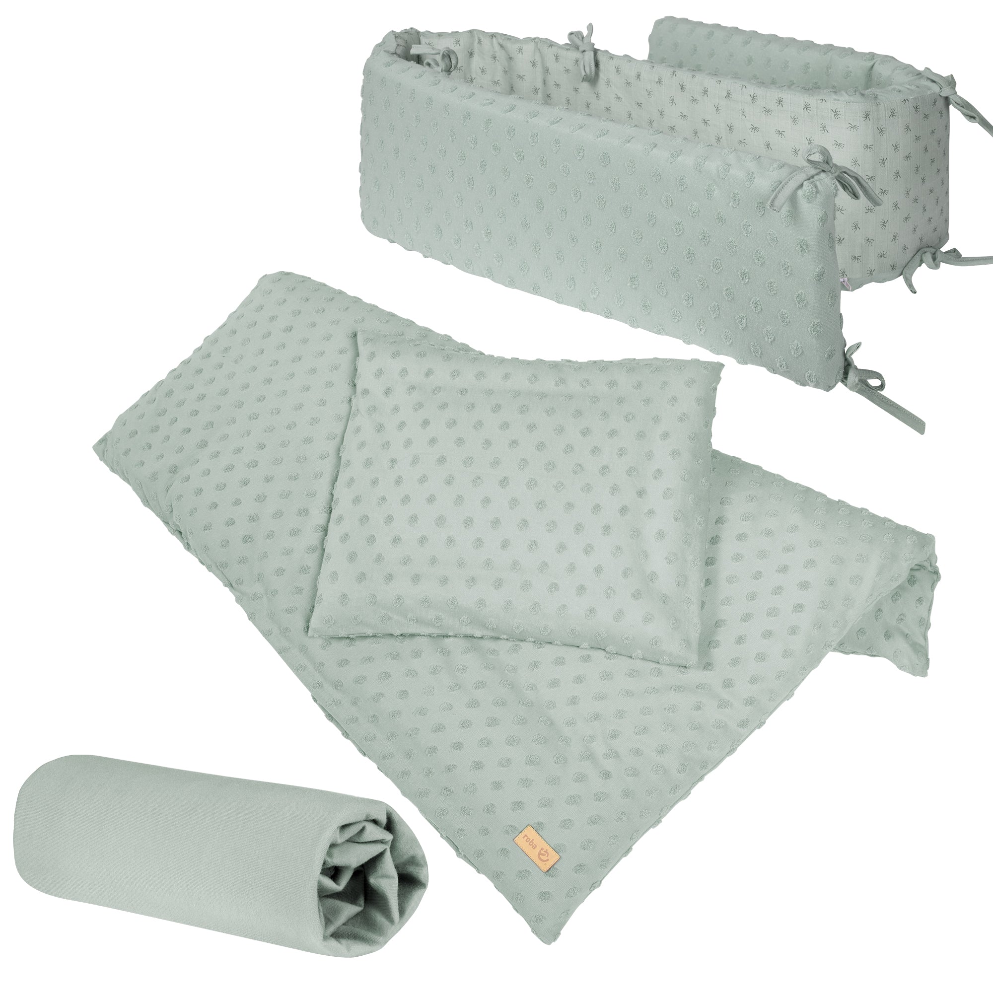 Roba 240S05T3 Geschenkset BIO-Jersey Schlafen gr grün frosty green – Heim Textilien - Bild 1 Roba 240S05T3 Geschenkset BIO-Jersey Schlafen gr grün frosty green – Heim Textilien - frosty green - Heim Textilien - Produktbild 1