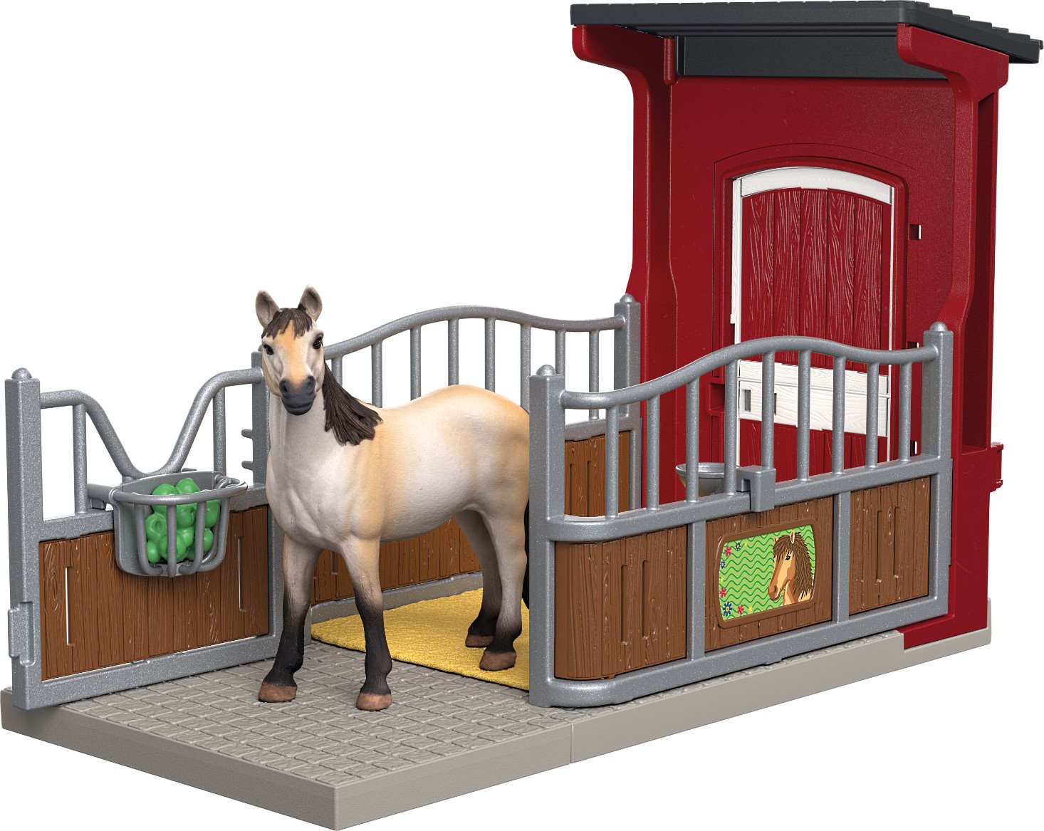 schleich Farm World 42724 Ponybox mit Mustang Stute schleich, Farm, World, 42724, Ponybox, mit, Mustang, Stute