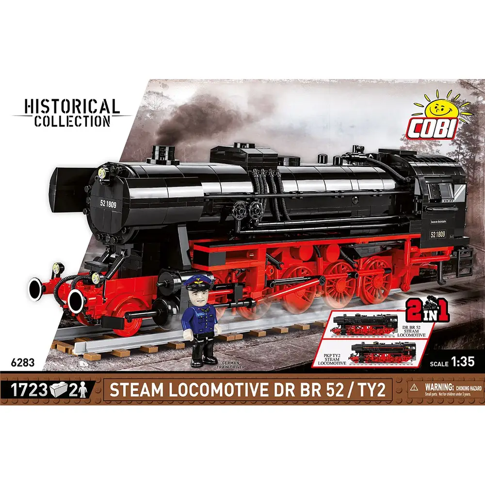 Cobi 6283 DR BR 52/TY2 Steam Locomotive Cobi 6283 DR BR 52/TY2 Steam Locomotive
