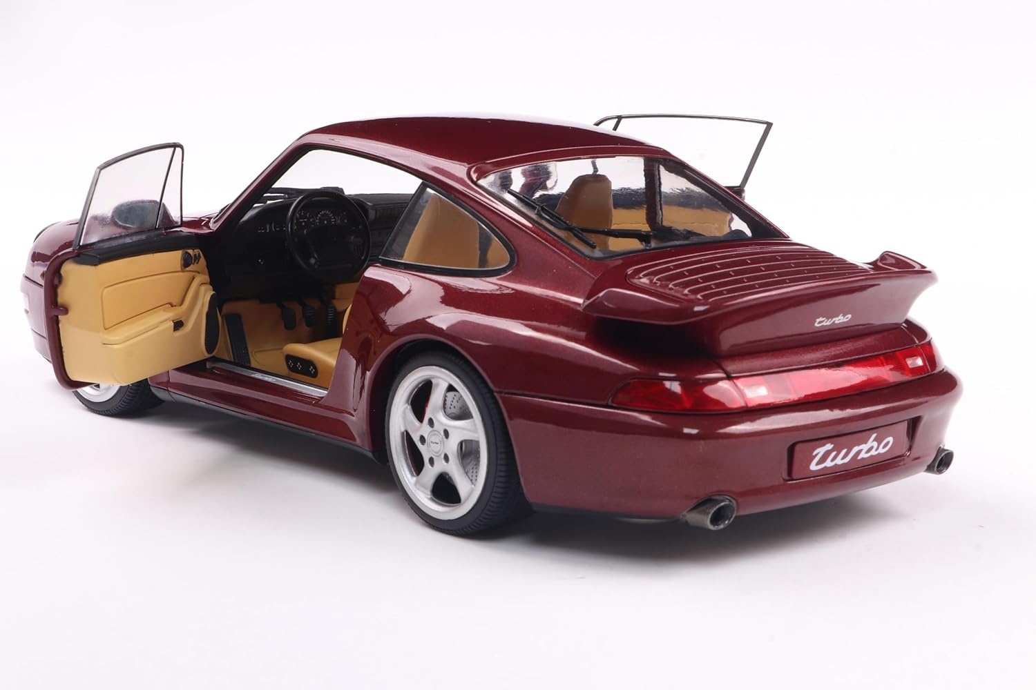 Solido Porsche 911 -993 Turbo 1997 Silber 01:18 421186343 Rad, Auto, Leichtmetallfelge, Speiche, Reifen