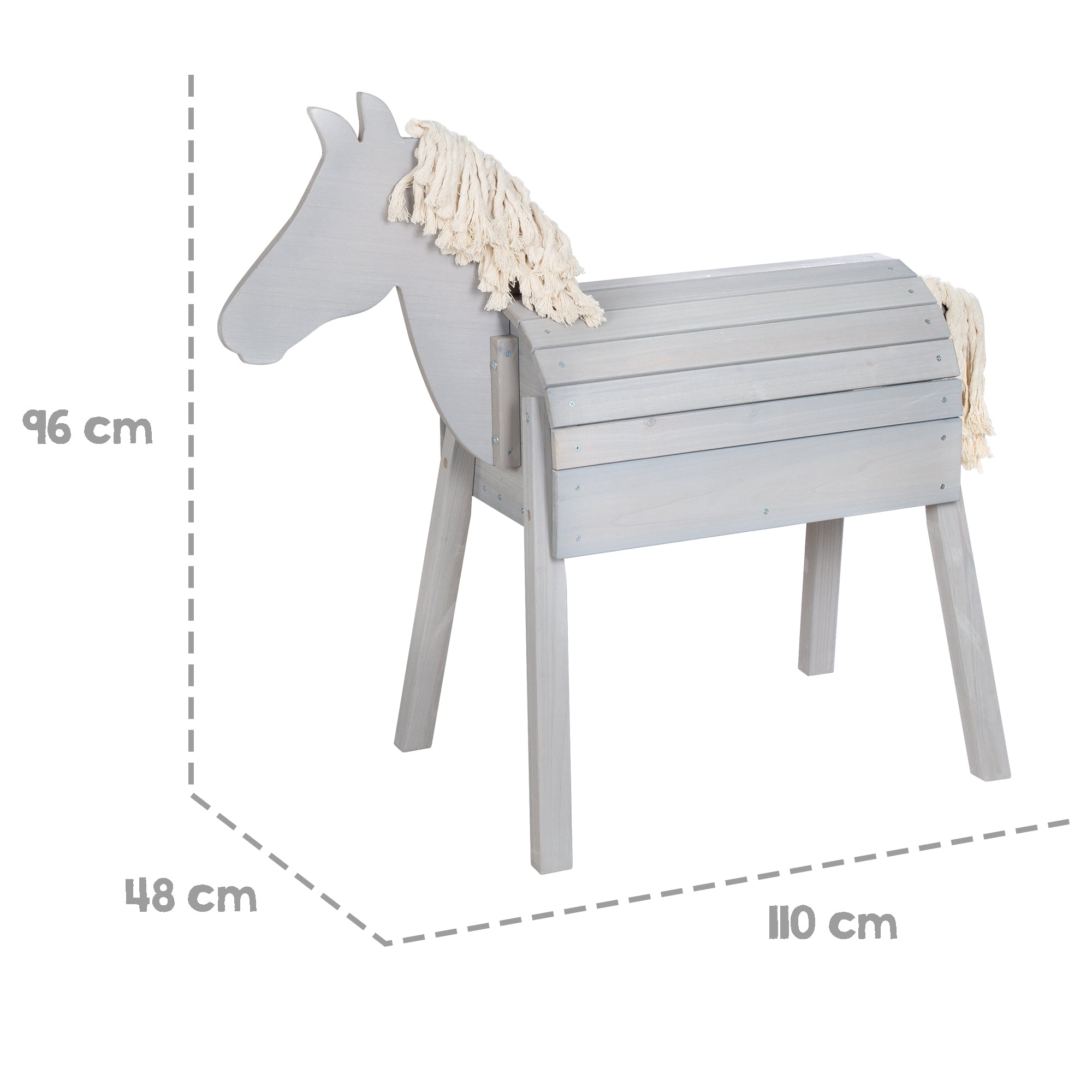 Roba 456038GA Spielpferd Outdoor grau – Outdoor + - Bild 6 Roba 456038GA Spielpferd Outdoor grau – Outdoor + - Produktbild 6
