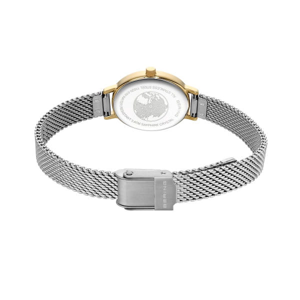 Bering 11020-010 Damenuhr, Milanaise, Silber/Gold Bering 11020-010 Damenuhr, Milanaise, Silber/Gold