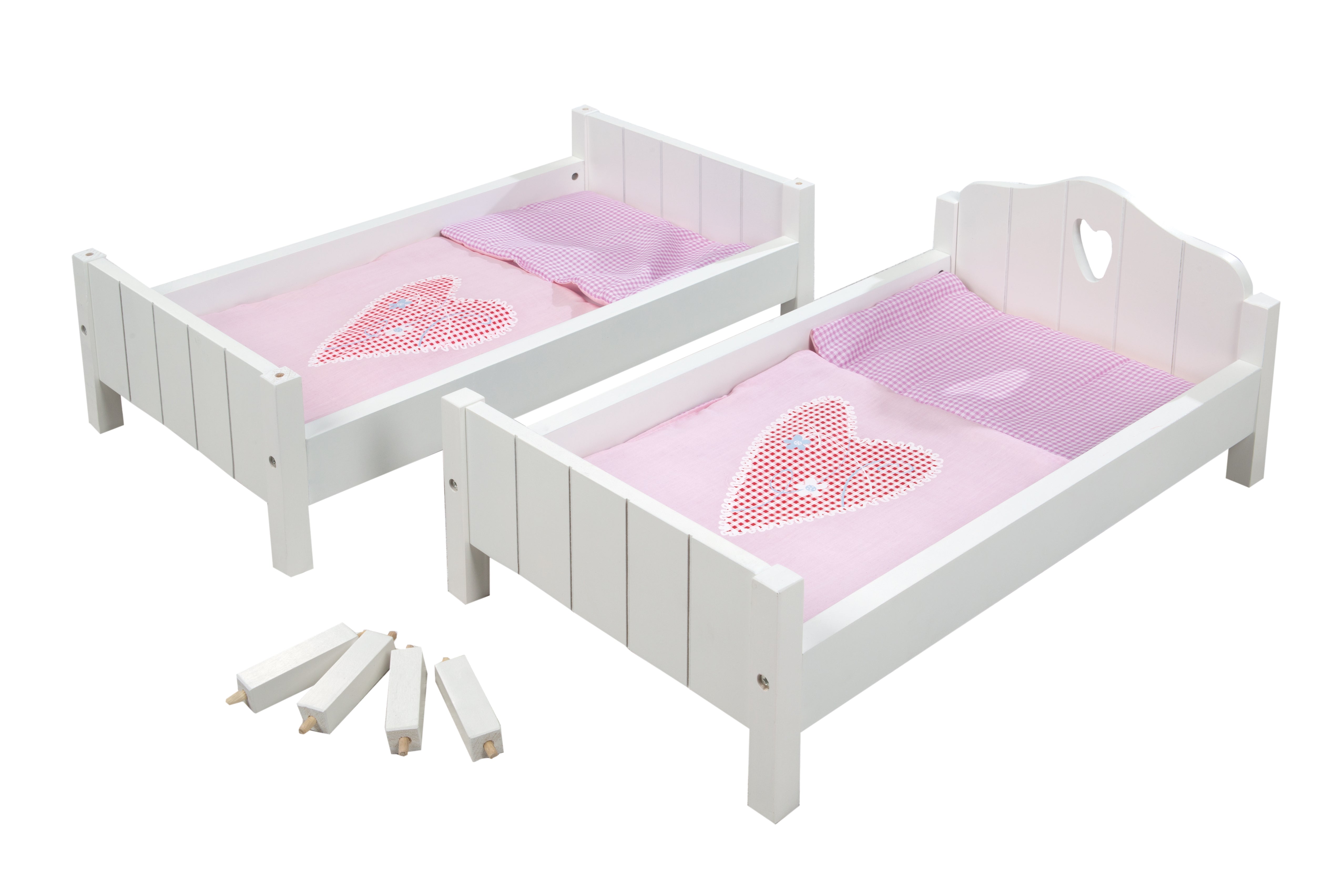 Roba 98331 Puppenetagenbett Fienchen weiß – Puppenmöbel & Häuser - Bild 2 Roba 98331 Puppenetagenbett Fienchen weiß – Puppenmöbel & Häuser - Produktbild 2