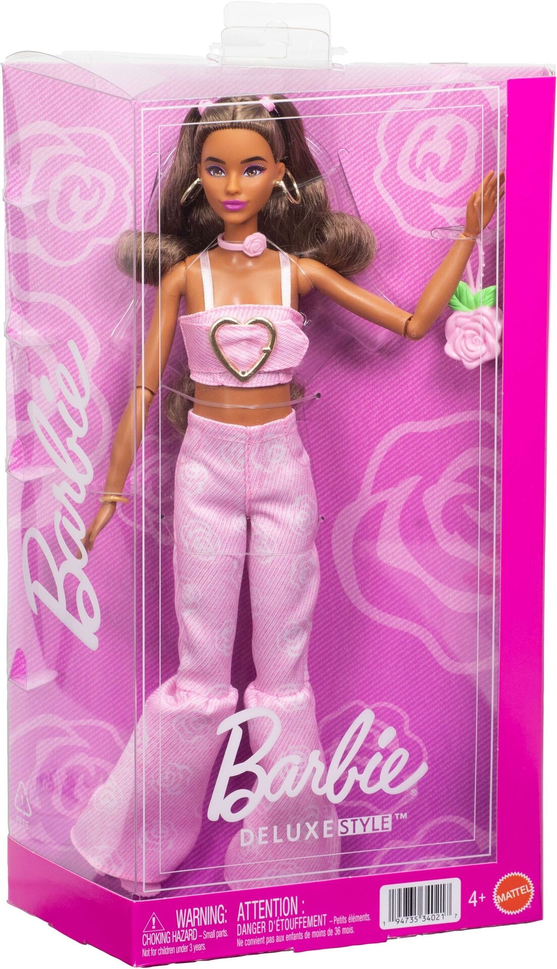 Barbie Deluxe Style - Flare Jeans - Mattel - MATTEL JJN72 Produktfoto - Mattel - Barbie Deluxe Style - Flare Jeans - Modell MATTEL JJN72 Produktbild fuer Online-Shop