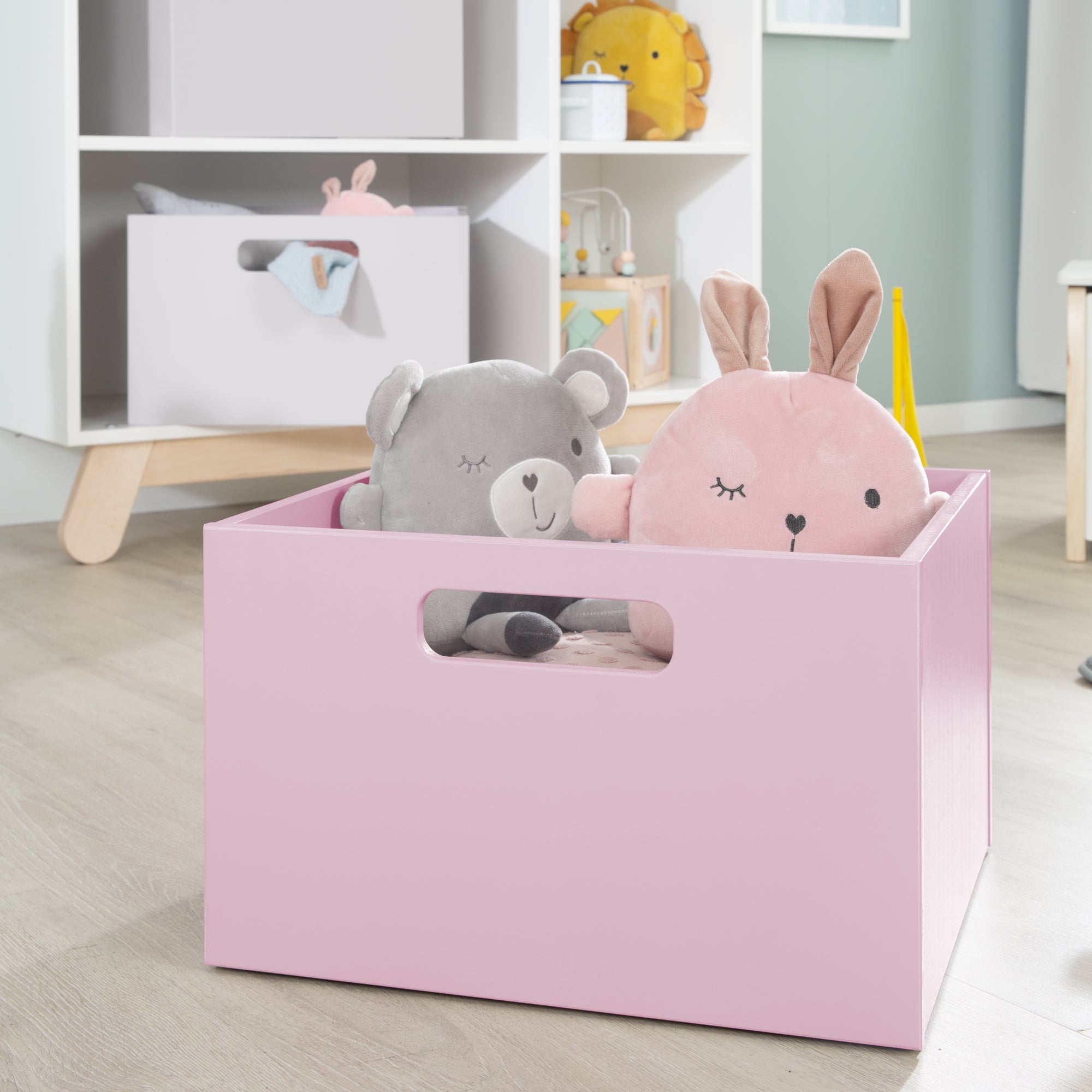 Roba 50743PI Spiel-Box rosa – Aufbewahrungsboxen - Bild 4 Roba 50743PI Spiel-Box rosa – Aufbewahrungsboxen - Produktbild 4