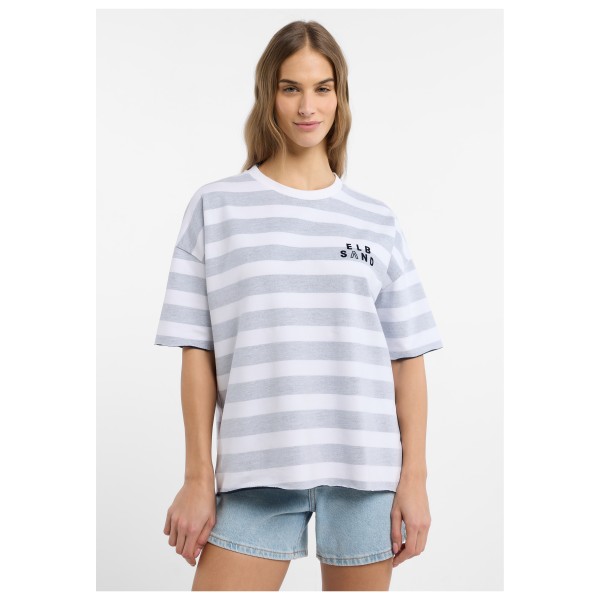 Elbsand Gry T-Sweat in Grau/Weiß, Produktfoto 3.