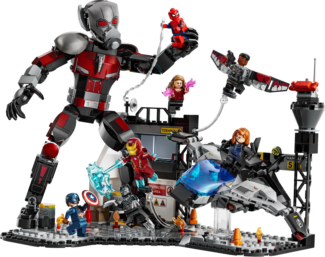 LEGO® MARVEL Super Heroes™ 76314 Captain America: Civil War Actionduell LEGO® MARVEL Super Heroes™ 76314 Captain America: Civil War Actionduell