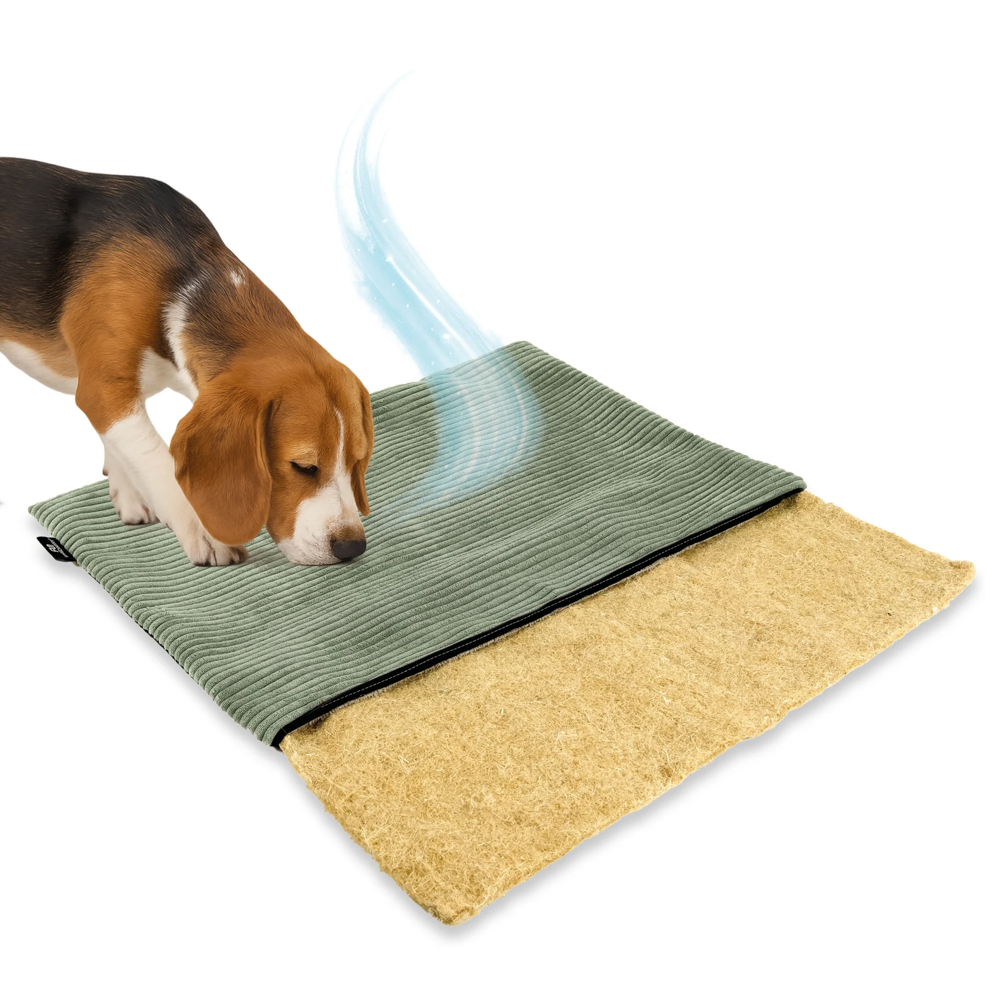 Rohrschneider RS 22391 Hanfmatte Cordbezug – Naturmatte mit Bezug GR.3