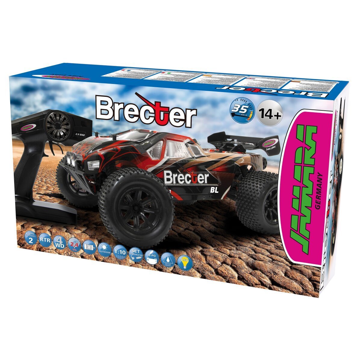 JAMARA Brecter Truggy 4WD 1:10 NiMh 2,4GHz ab 14 Jahren