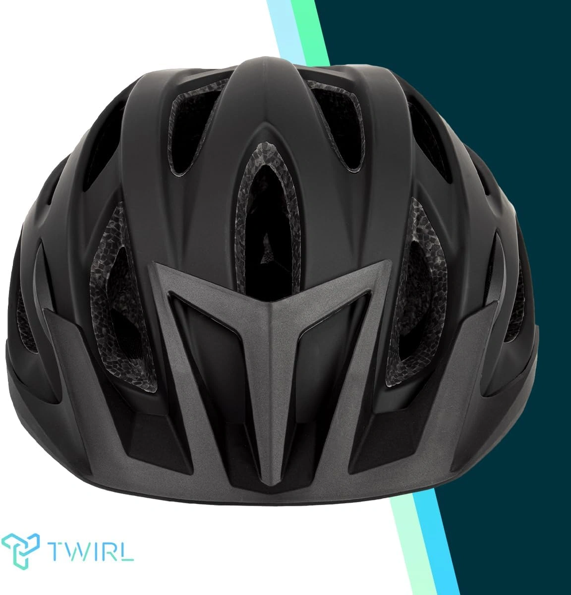 TWIRL 730473 – Fahrradhelm Gravel One 58–62 cm Schwarz TWIRL 730473 – Fahrradhelm Gravel One 58–62 cm Schwarz