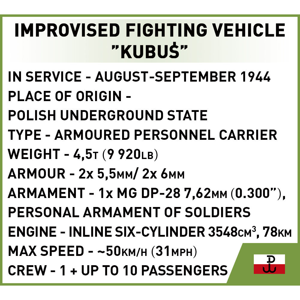 COBI 3114 - KUBUS Maßstabb 1:35) - Bild 7 COBI 3114 - KUBUS Maßstabb 1:35) - Bild 7