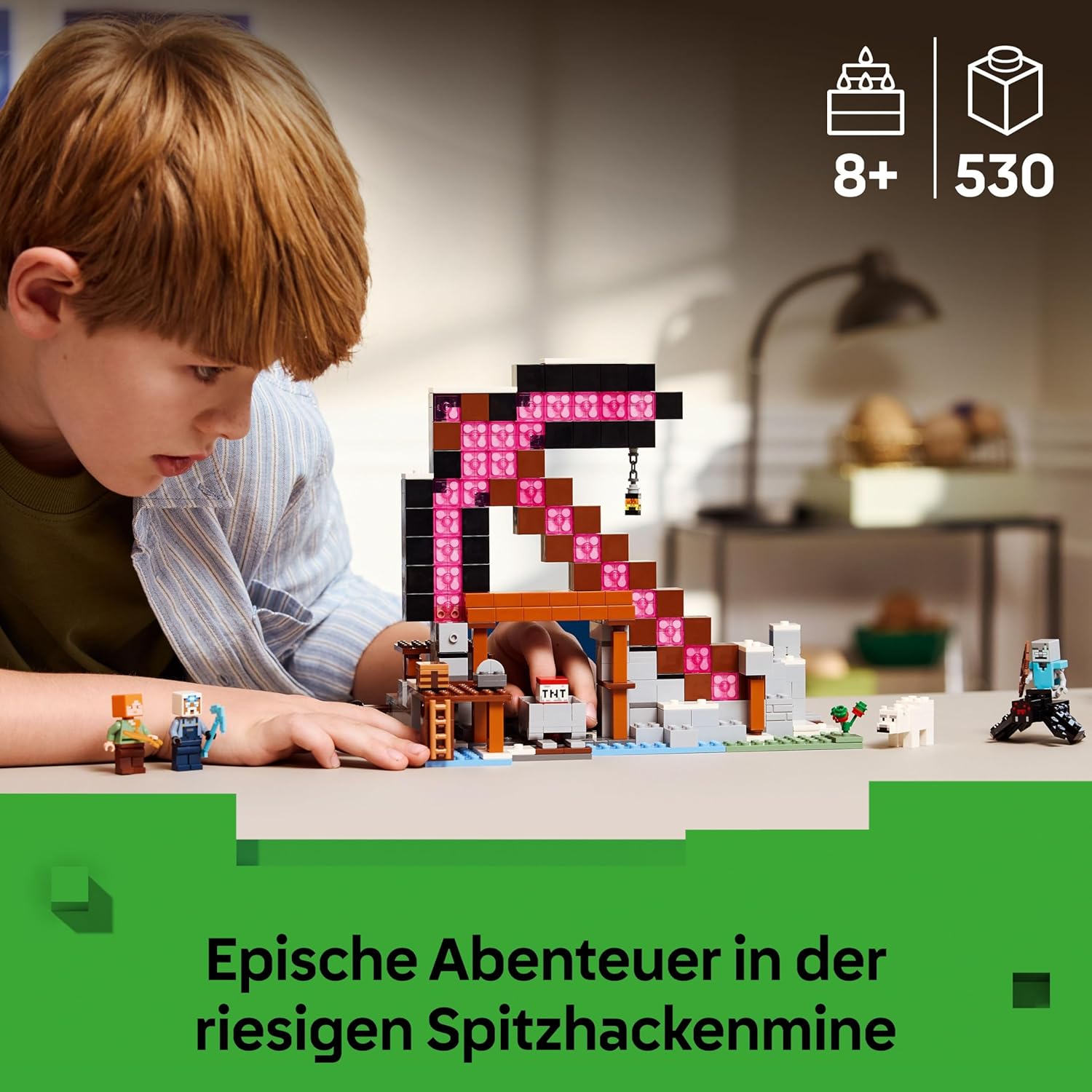 LEGO® Minecraft™ 21277 Die Spitzhackenmine Person, Spielzeug