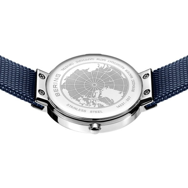 Bering 14531-307 Damenuhr, Milanaise, Blau/Silber Bering 14531-307 Damenuhr, Milanaise, Blau/Silber
