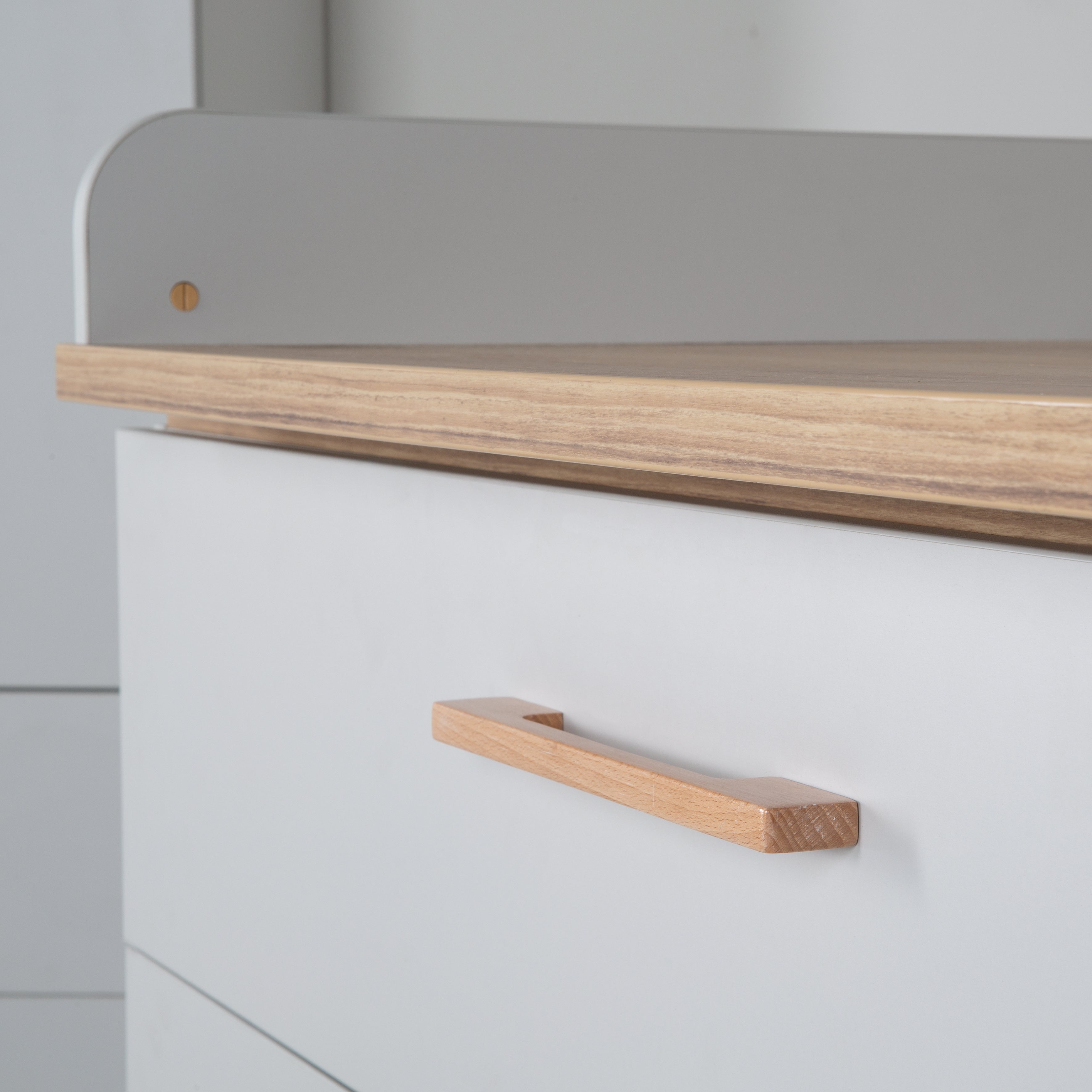 Roba 1731789 breite Wickelkommode Caro lichtgrau – Wickelkommode breit - Produktbild 2