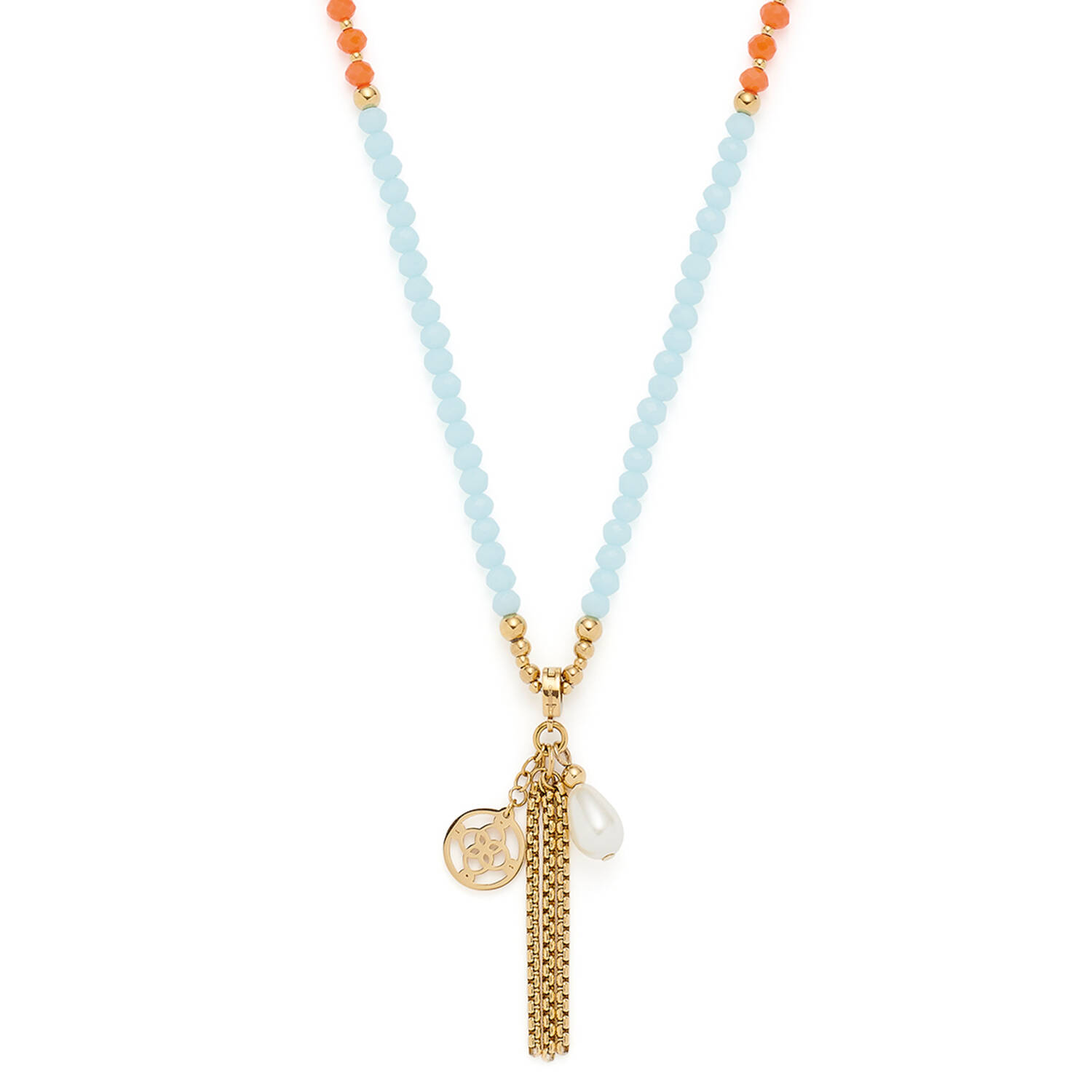 Leonardo 026885 Halskette 80 gold blau Solera