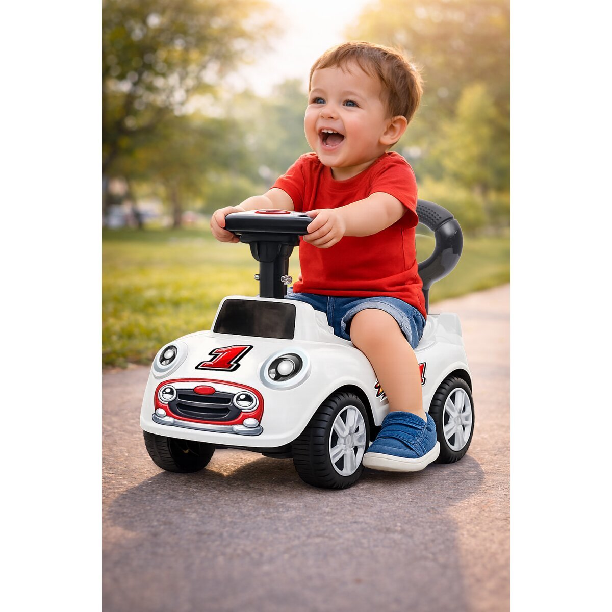 JAMARA Rutscher Mini Racer weiß 2in1 ab 12 Monaten
